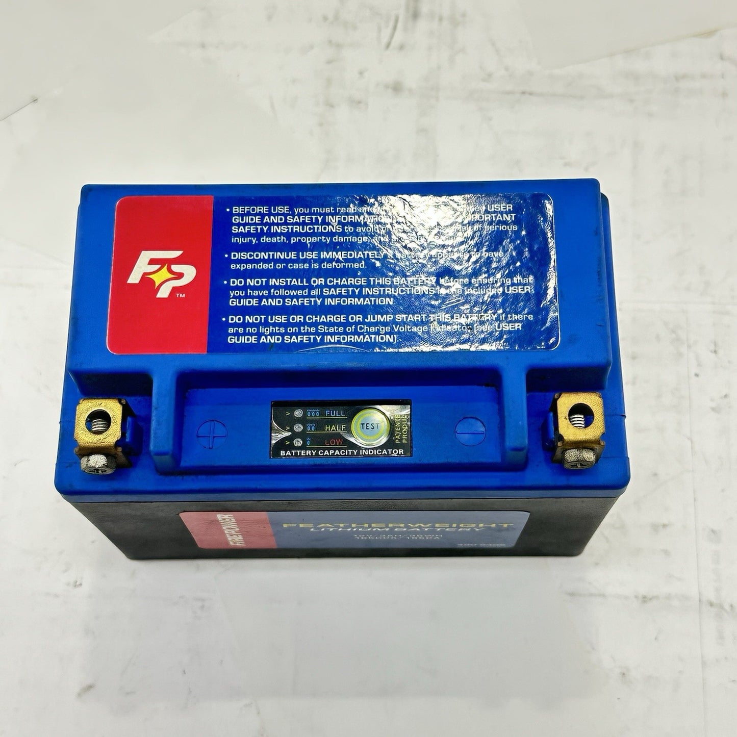 2013 - 2017 TRIUMPH DAYTONA 675R BATTERY 12V FEATHERWEIGHT LITHIUM FIRE POWER