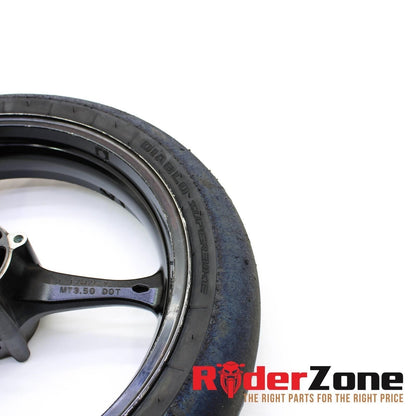 2007 2008 SUZUKI GSXR1000 FRONT WHEEL BLACK RIM STRAIGHT 06 07 GSXR600 GSXR750