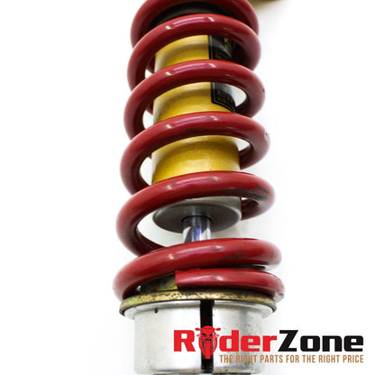2005 2006 KAWASAKI NINJA ZX6R REAR SHOCK BACK ABSORBER SUSPENSION RED SPRING OEM