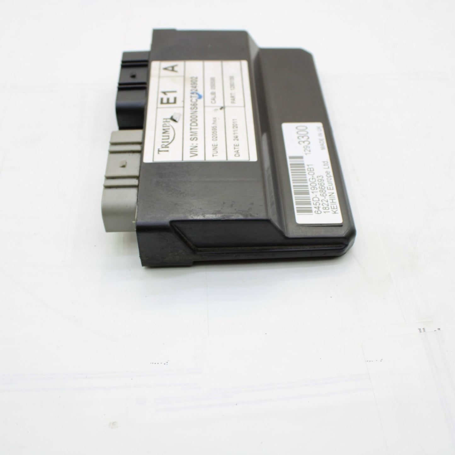 2009 - 2012 TRIUMPH DAYTONA 675 ECU COMPUTER CONTROLLER UNIT BLACK BOX ECM CDI