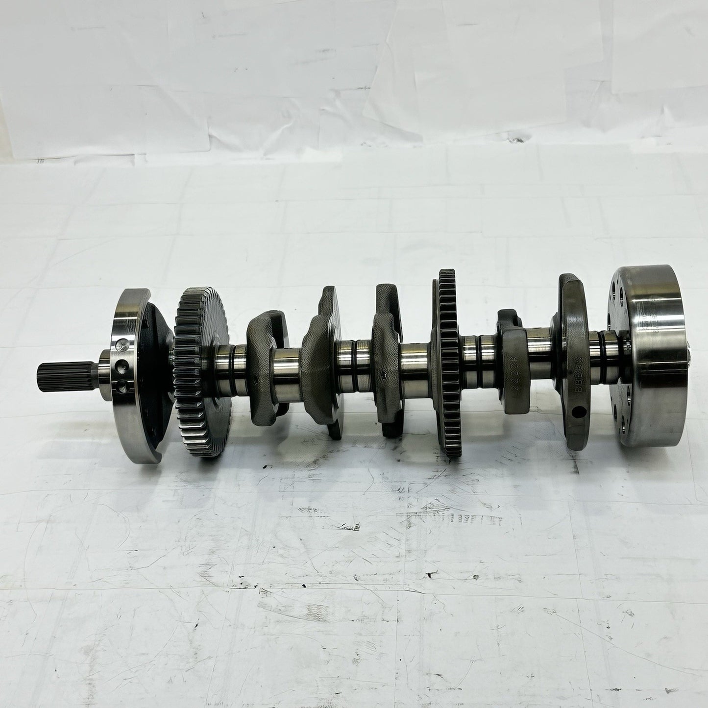 2007 - 2008 SUZUKI GSXR 1000 CRANKSHAFT ENGINE MOTOR SHAFT SILVER STOCK