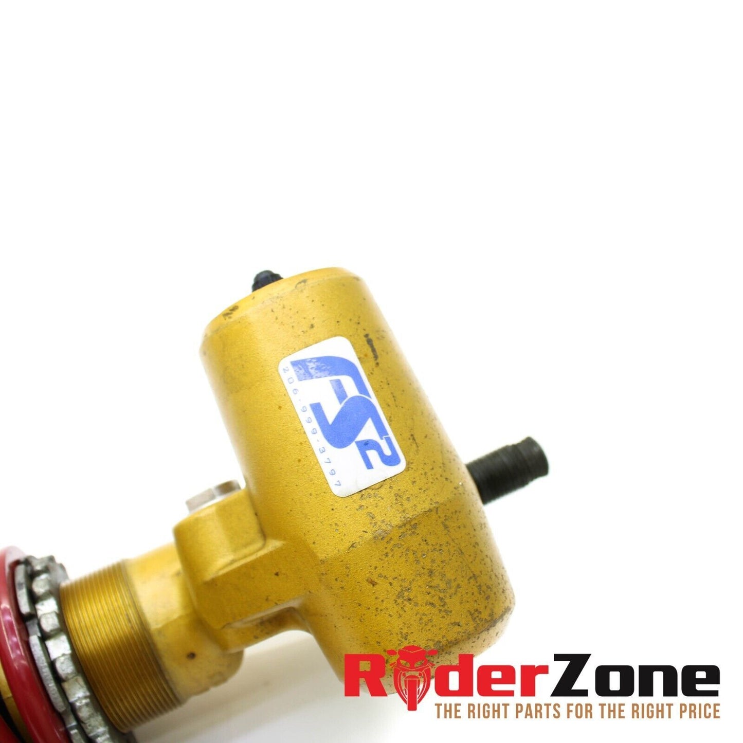 2005 2006 KAWASAKI NINJA ZX6R REAR SHOCK BACK ABSORBER SUSPENSION RED SPRING OEM