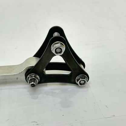 2013 - 2017 TRIUMPH DAYTONA 675R DOG BONE REAR SHOCK LINKAGE BACK SILVER LINK