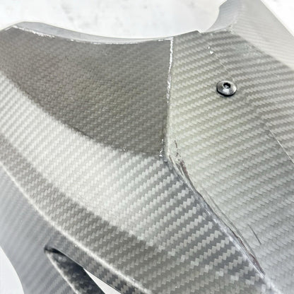 2021 - 2026 APRILIA RS 660 EXHAUST HEAT SHIELD COVER GUARD BLACK CARBON FIBER