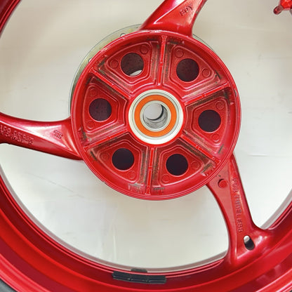 2011 - 2026 SUZUKI GSXS 600 GSXR 750 REAR WHEEL RIM TIRE BACK BRAKE ROTOR RED