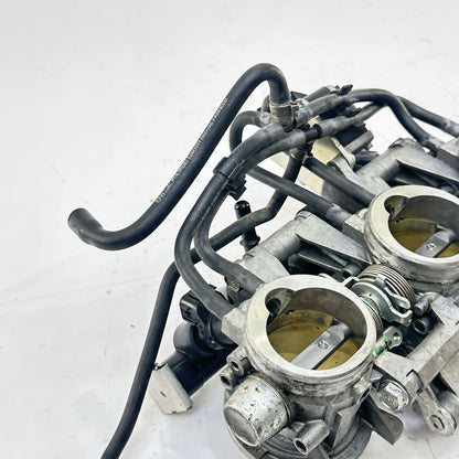2013 - 2017 TRIUMPH DAYTONA 675RN THROTTLE BODY FUEL INJECTORS RAILING STOCK