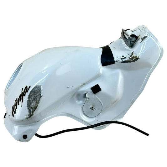 2016 - 2020 KAWASAKI NINJA ZX10R FUEL TANK GAS PETROL RESERVOIR WHITE *DENTED*