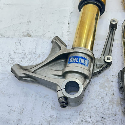 2013 - 2017 TRIUMPH DAYTONA 675R FRONT FORKS LEGS SUSPENSION OHLINS *FOR PARTS*