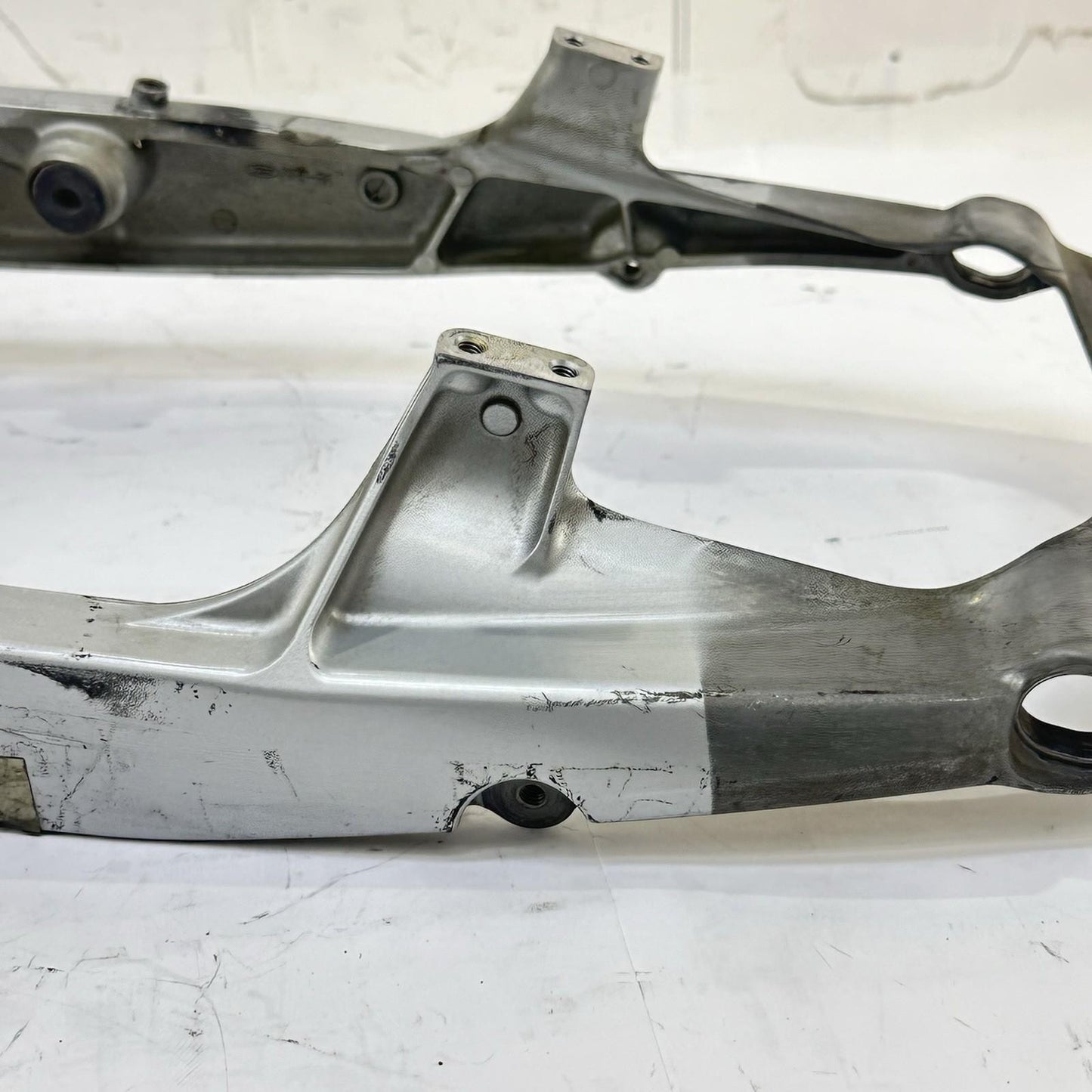 2007 - 2012 HONDA CBR600RR SUBFRAME REAR UNDERTAIL BRACKET MOUNT FRAME SILVER