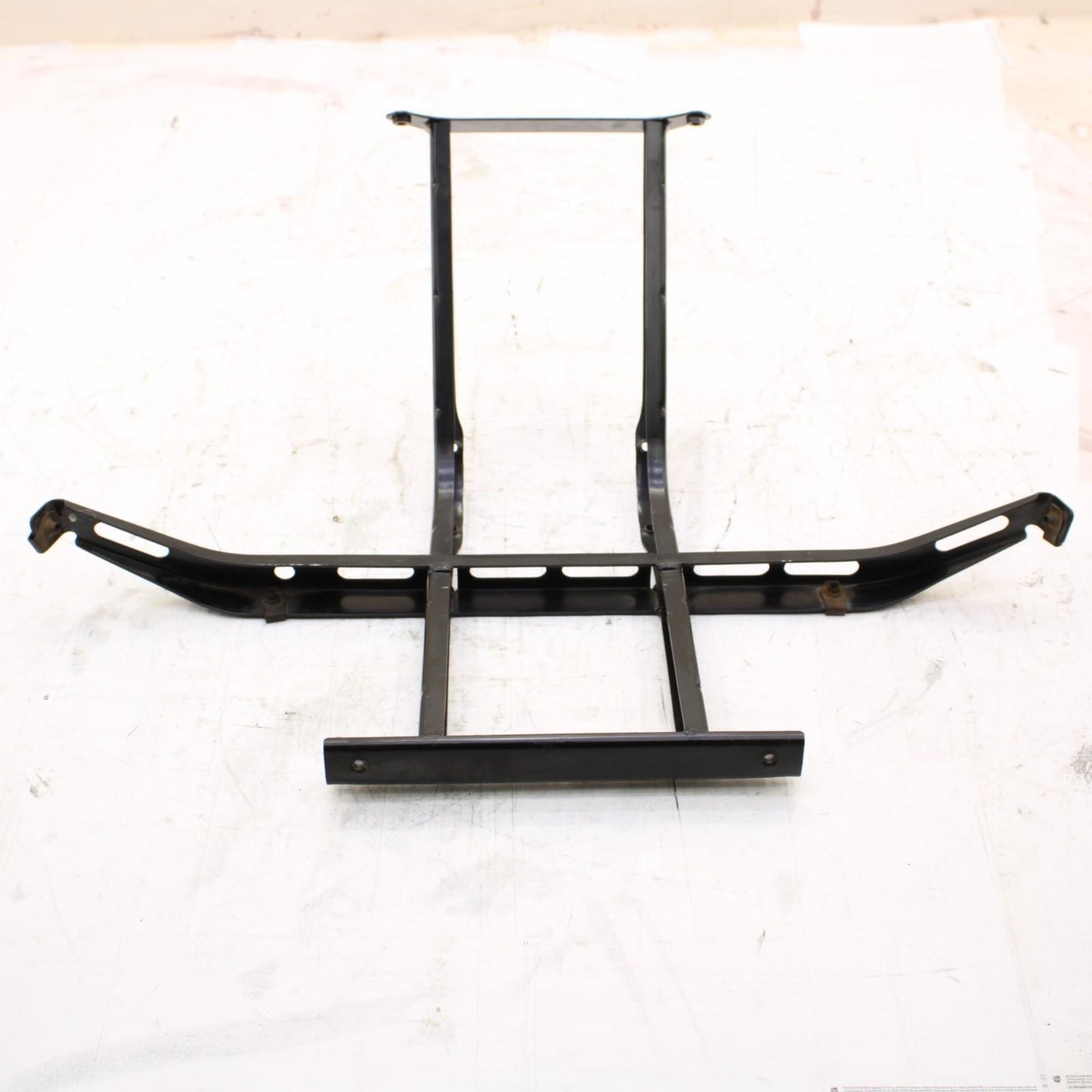 2008 CAN-AM SPYDER GS990 FRONT LOWER NOSE BAR MOUNT BRACKET STRAIGHT BLACK