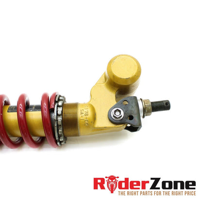 2005 2006 KAWASAKI NINJA ZX6R REAR SHOCK BACK ABSORBER SUSPENSION RED SPRING OEM