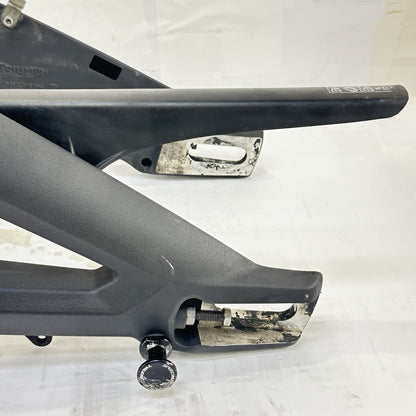 2013 - 2017 TRIUMPH DAYTONA 675R SWINGARM REAR SHOCK BACK WHEEL FRAME BLACK