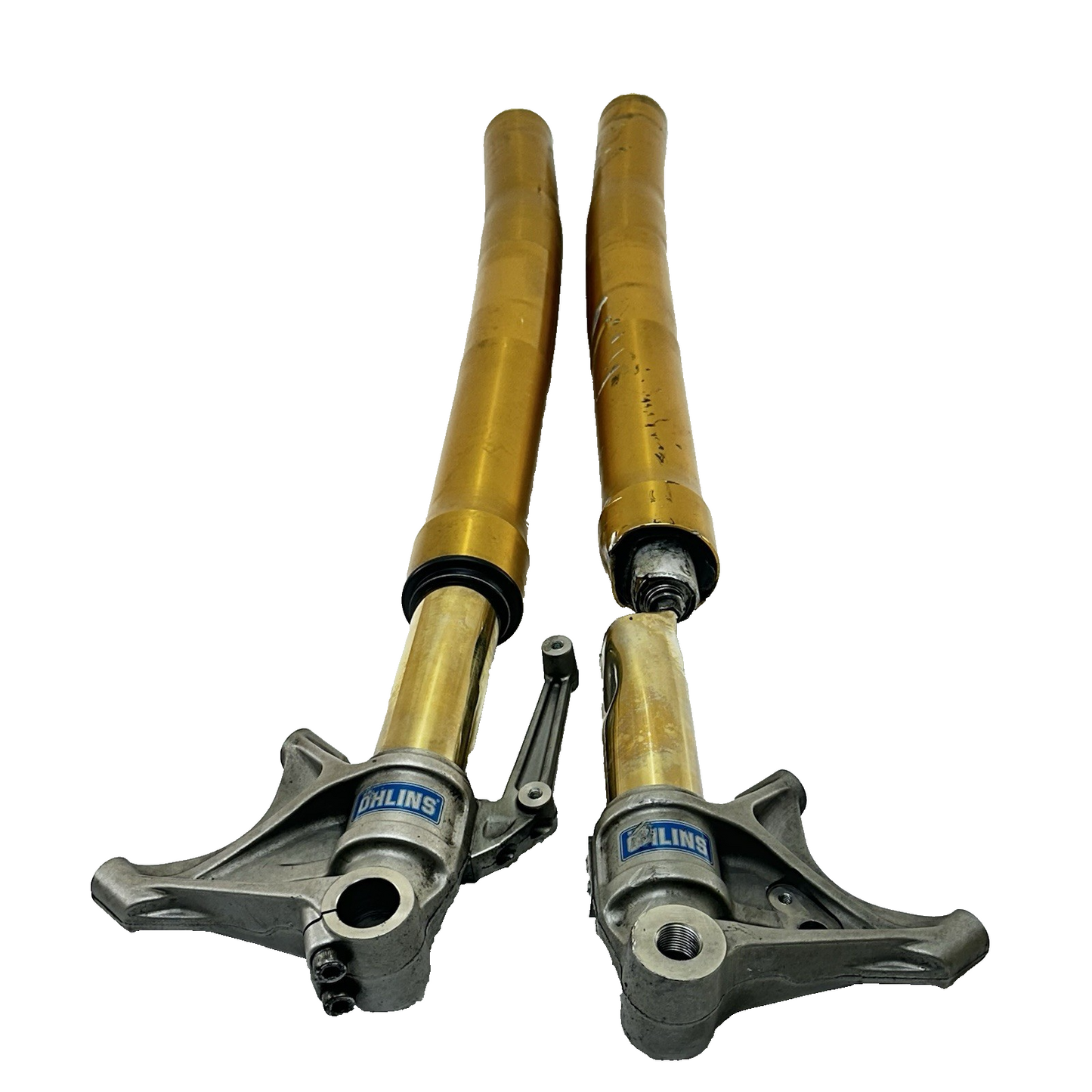 2013 - 2017 TRIUMPH DAYTONA 675R FRONT FORKS LEGS SUSPENSION OHLINS *FOR PARTS*