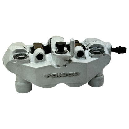 2007 2008 SUZUKI GSXR 1000 FRONT BRAKE CALIPERS LEFT RIGHT SET PAIR WHITE TOKICO
