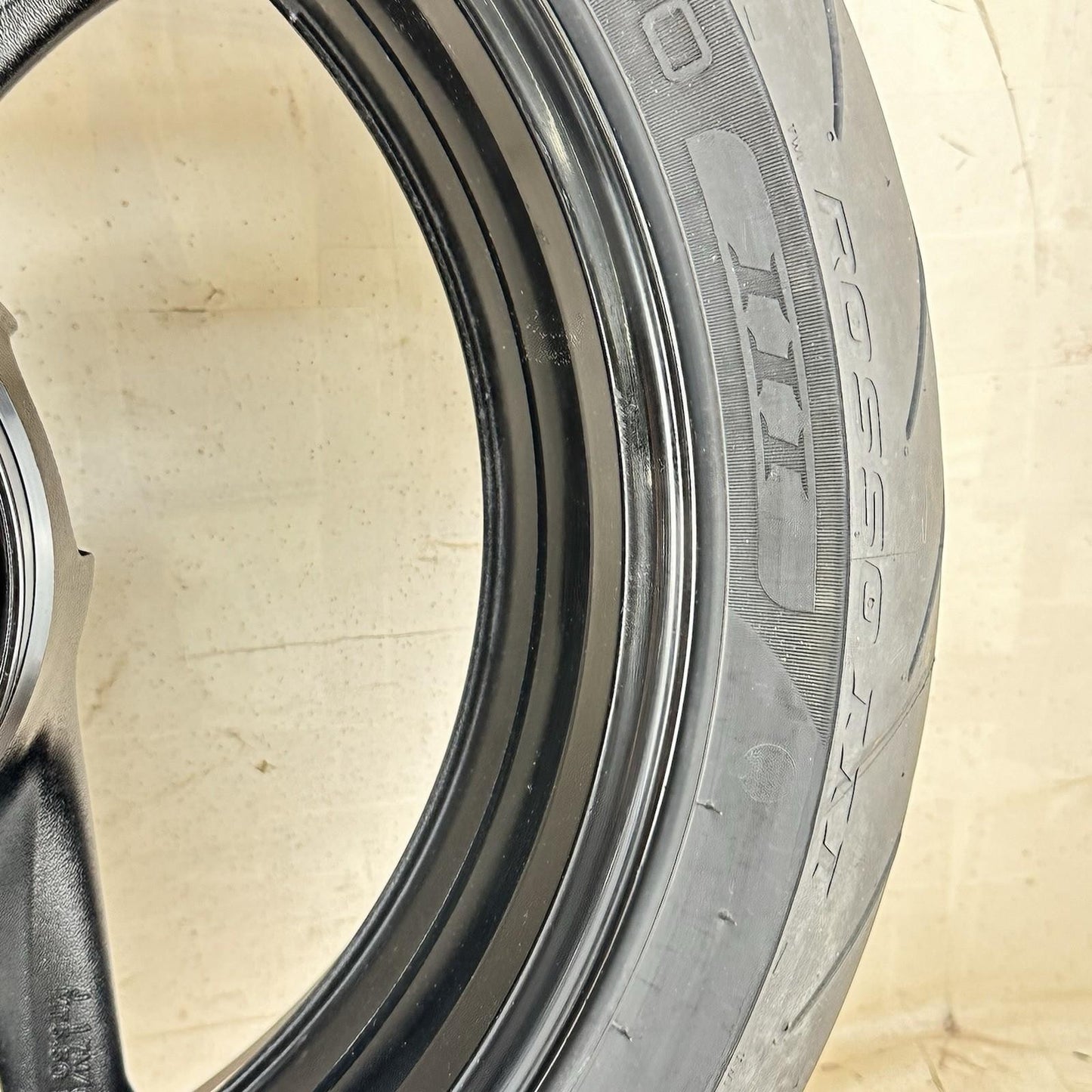 2011 - 2022 SUZUKI GSXR 600 GSXR 750 REAR WHEEL BACK RIM TIRE RUBBER BLACK OEM