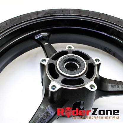 2007 2008 SUZUKI GSXR1000 FRONT WHEEL BLACK RIM STRAIGHT 06 07 GSXR600 GSXR750