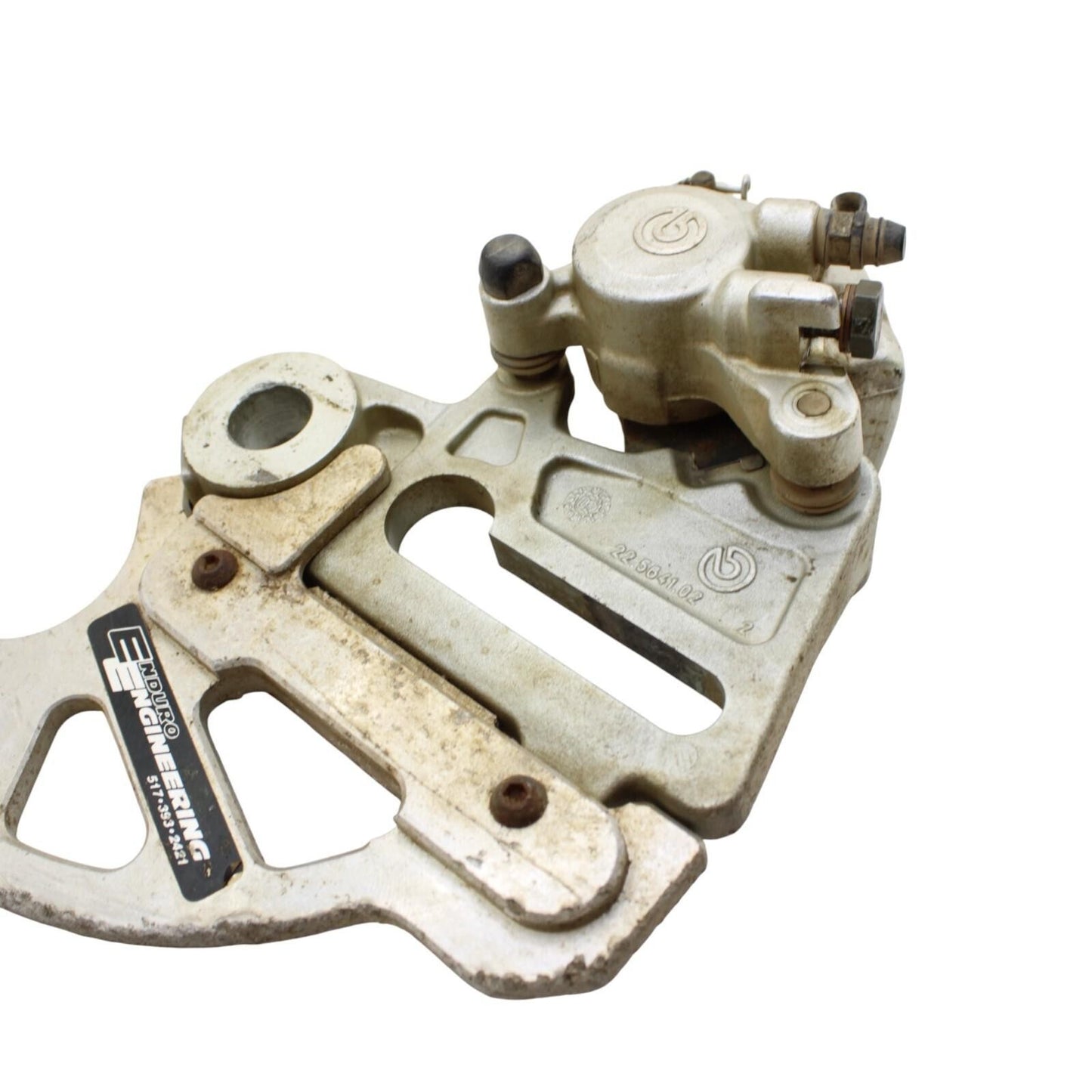 2000 - 2003 KTM 520 REAR CALIPER BRAKE BREMBO MOUNT SILVER EXC STOCK
