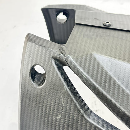 2021 - 2026 APRILIA RS 660 EXHAUST HEAT SHIELD COVER GUARD BLACK CARBON FIBER