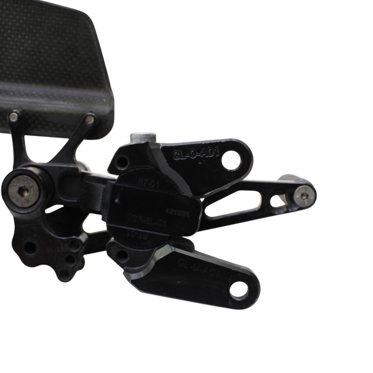 2015 - 2020 APRILIA RSV4 GILLES TOOLING REARSET SHIFT BRAKE PEG FOOT REST BLACK