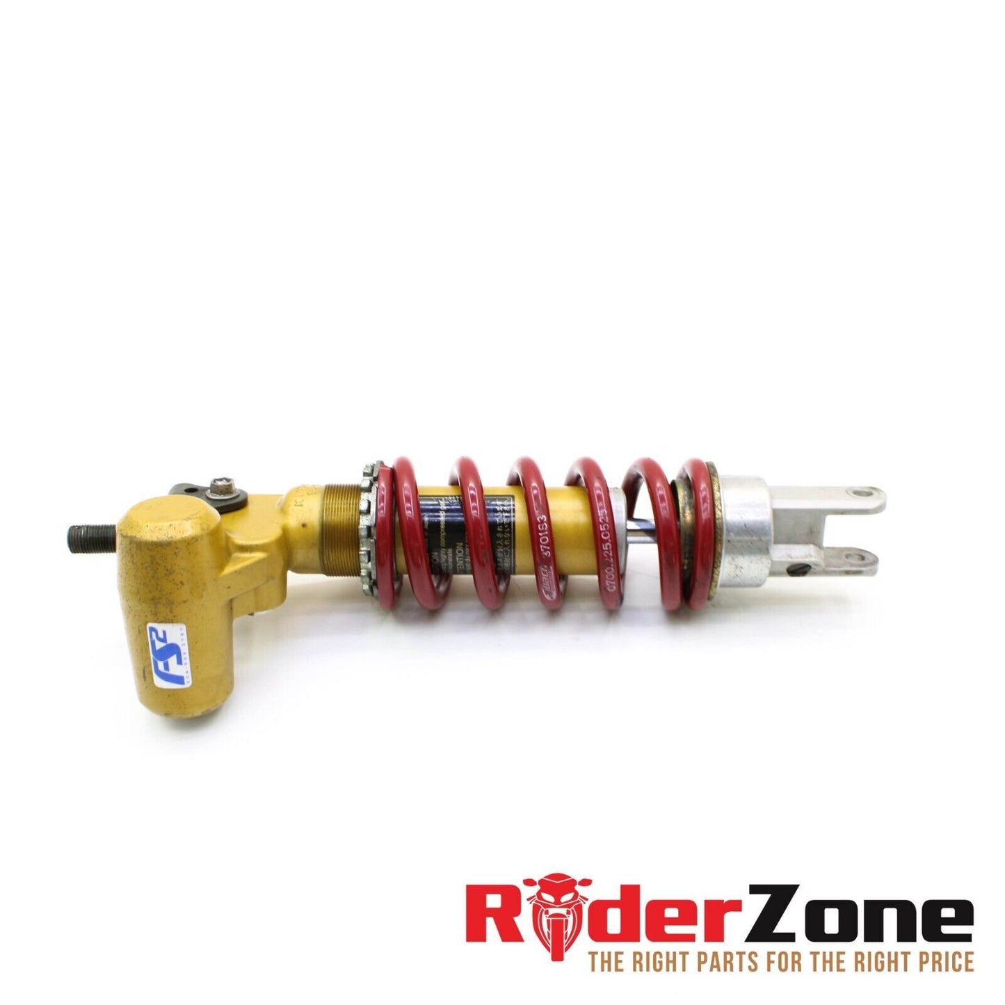 2005 2006 KAWASAKI NINJA ZX6R REAR SHOCK BACK ABSORBER SUSPENSION RED SPRING OEM