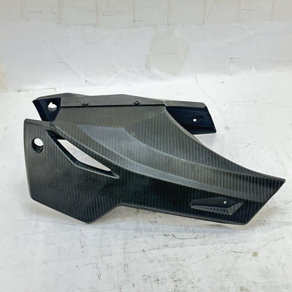 2021 - 2026 APRILIA RS 660 EXHAUST HEAT SHIELD COVER GUARD BLACK CARBON FIBER