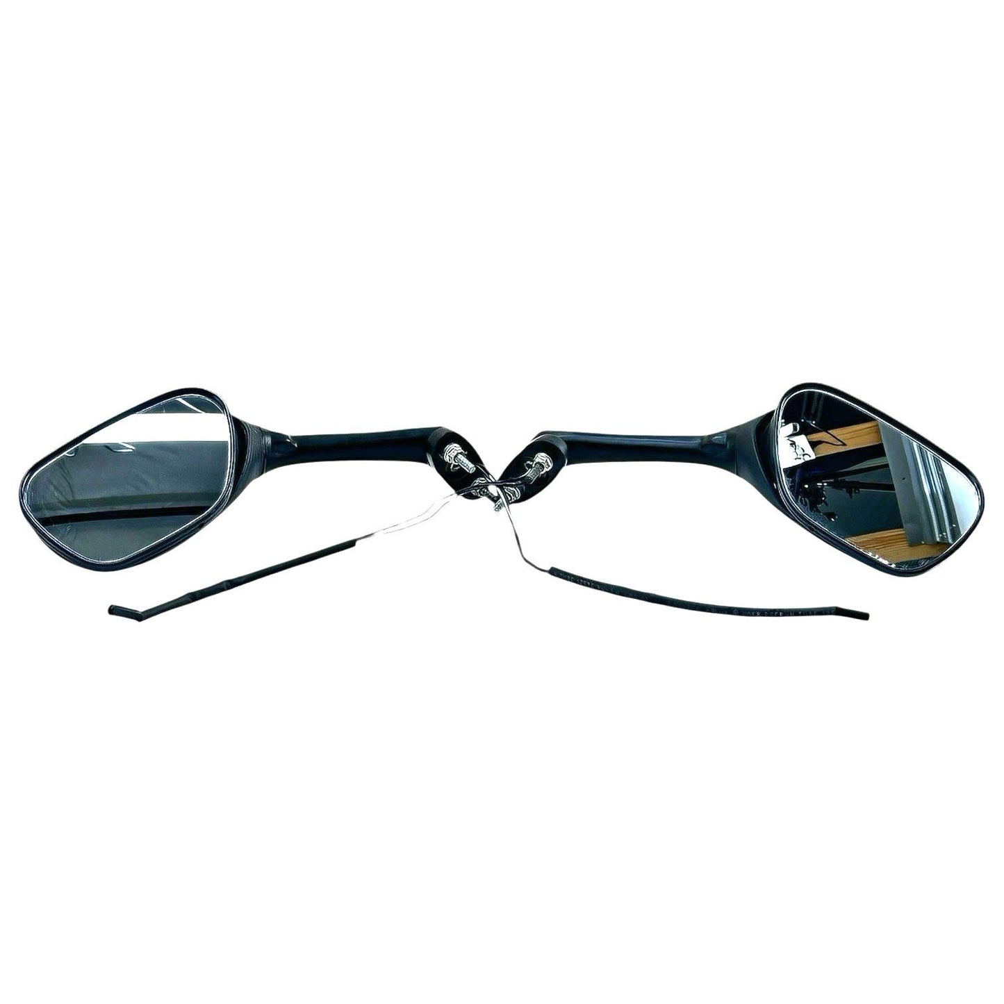 2007 2008 SUZUKI GSXR 1000 REAR VIEW MIRRORS SET PAIR TURN SIGNAL BLACK