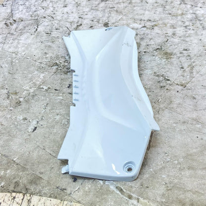 2015 - 2021 YAMAHA YZF R3 SEAT TRIM PLASTIC REAR BACK FAIRING PANEL WHITE