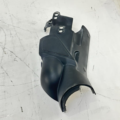 2009 - 2011 YAMAHA YZF R1 EXHAUST COVER HEAT SHIELD PLASTIC BLACK TRIM PANEL