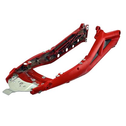 2013 - 2017 TRIUMPH DAYTONA 675R SUBFRAME REAR UNDERTAIL BACK SEAT FRAME RED