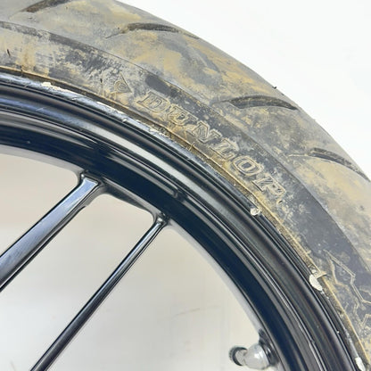 2016 - 2019 DUCATI PANIGALE 959 FRONT WHEEL RIM TIRE BLACK STOCK *DAMAGED*