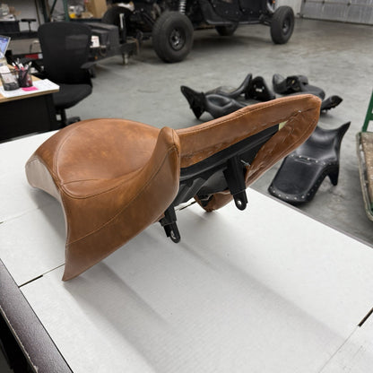 2010 - 2014 VICTORY CROSS COUNTRY SEAT FRONT DRIVER REAR PASSENGER BROWN 5438107