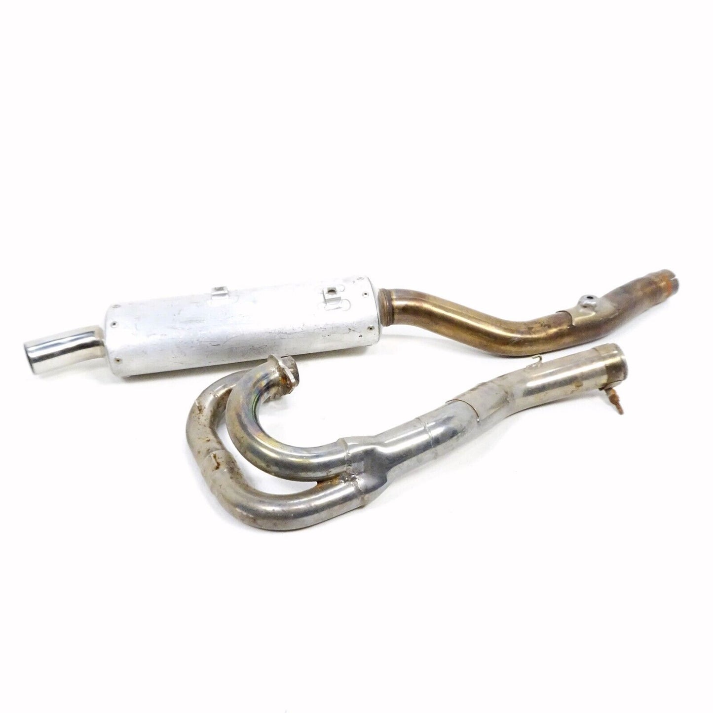 01-02 Husaberg FC470 470 Up Tite Exhaust Header Head Pipe Muffler Silencer [DA]