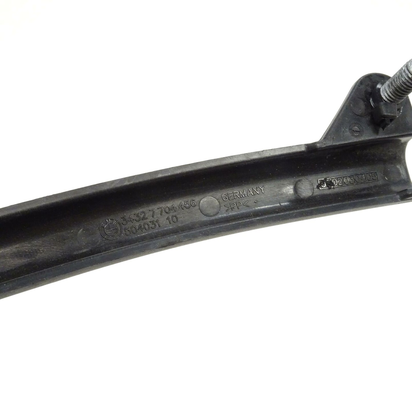 10-17 BMW F800GS Adventure K75 Rear Brake Line Hose Guide Mount w/Screws [BK]