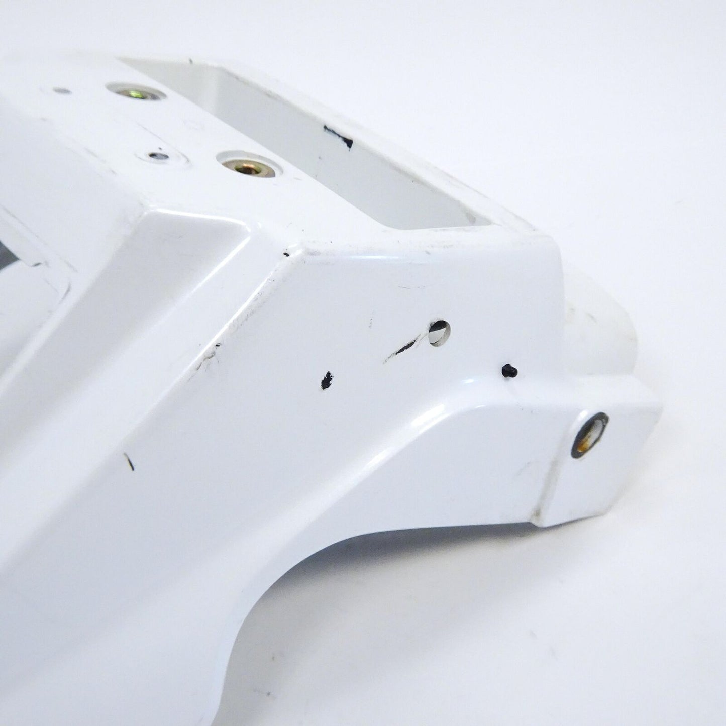 90-91 Kawasaki KLR650 KL650 Tengai WHITE Rear Wheel Fender Plastic [CJ]