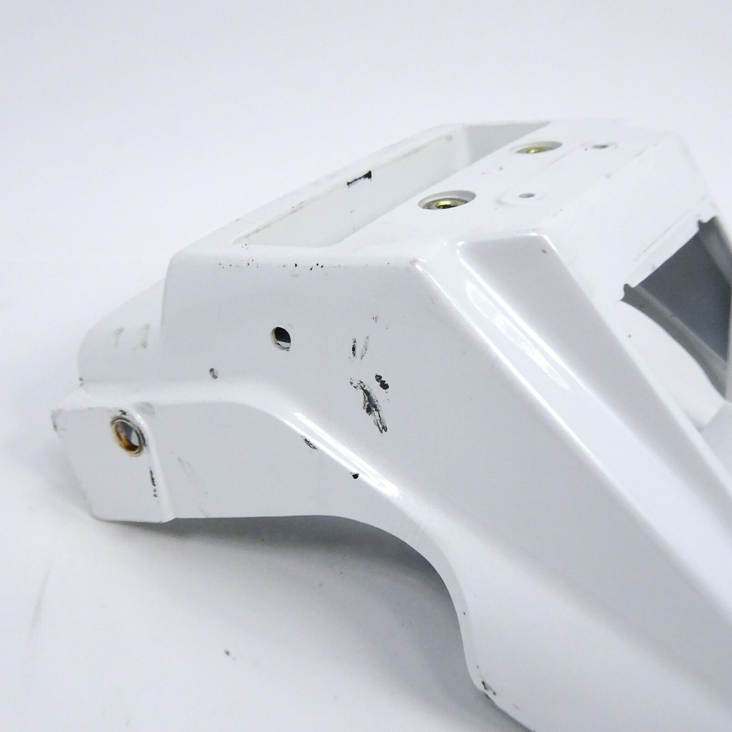 90-91 Kawasaki KLR650 KL650 Tengai WHITE Rear Wheel Fender Plastic [CJ]