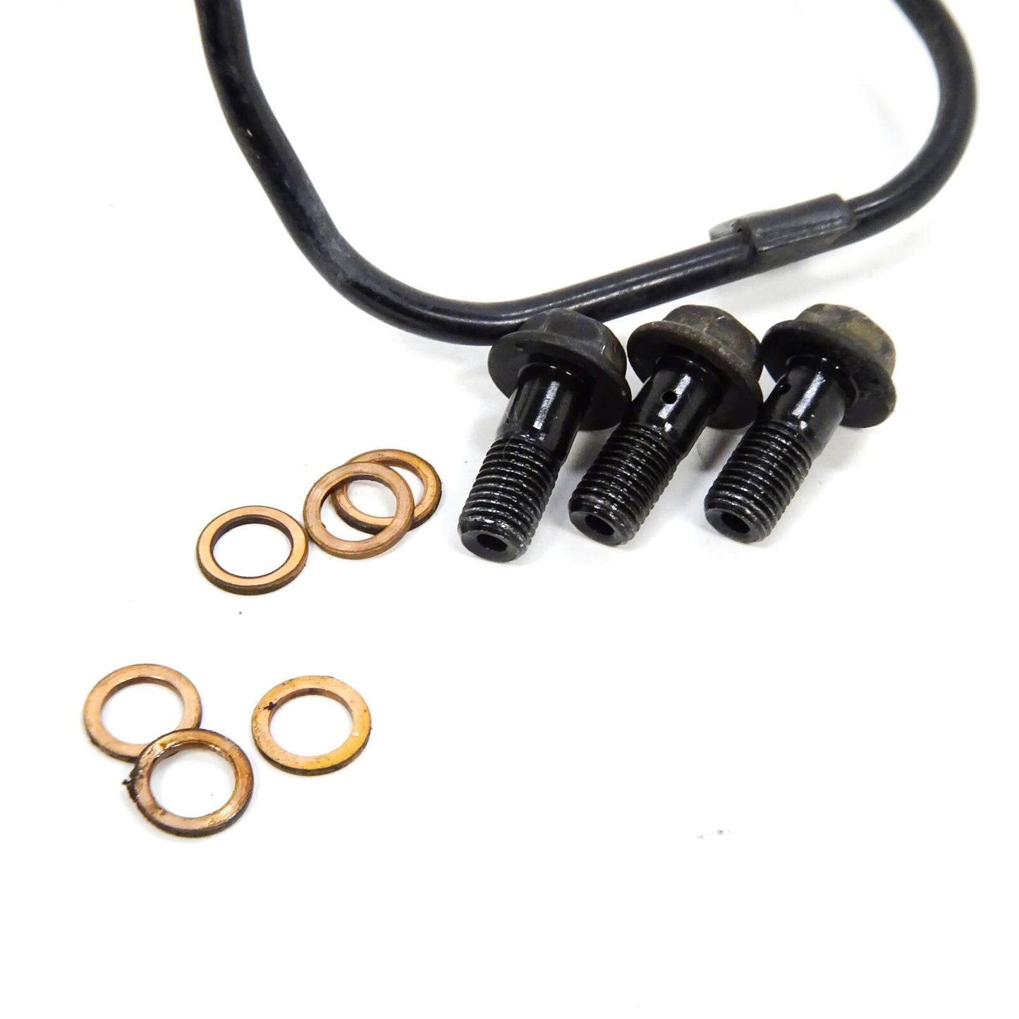 87-18 Kawasaki KLR650 KL650 Tengai Engine External Oil Pipe Tube Banjo Bolt [CJ]