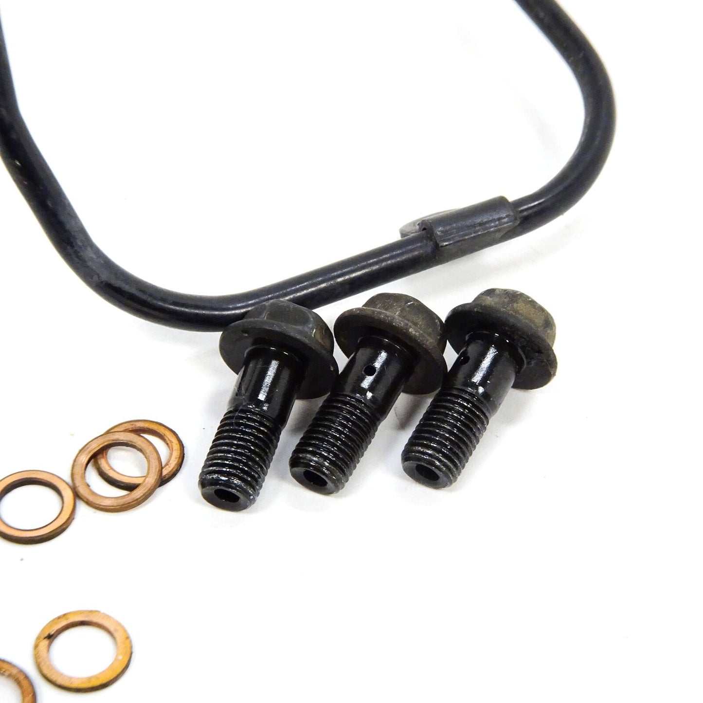 87-18 Kawasaki KLR650 KL650 Tengai Engine External Oil Pipe Tube Banjo Bolt [CJ]