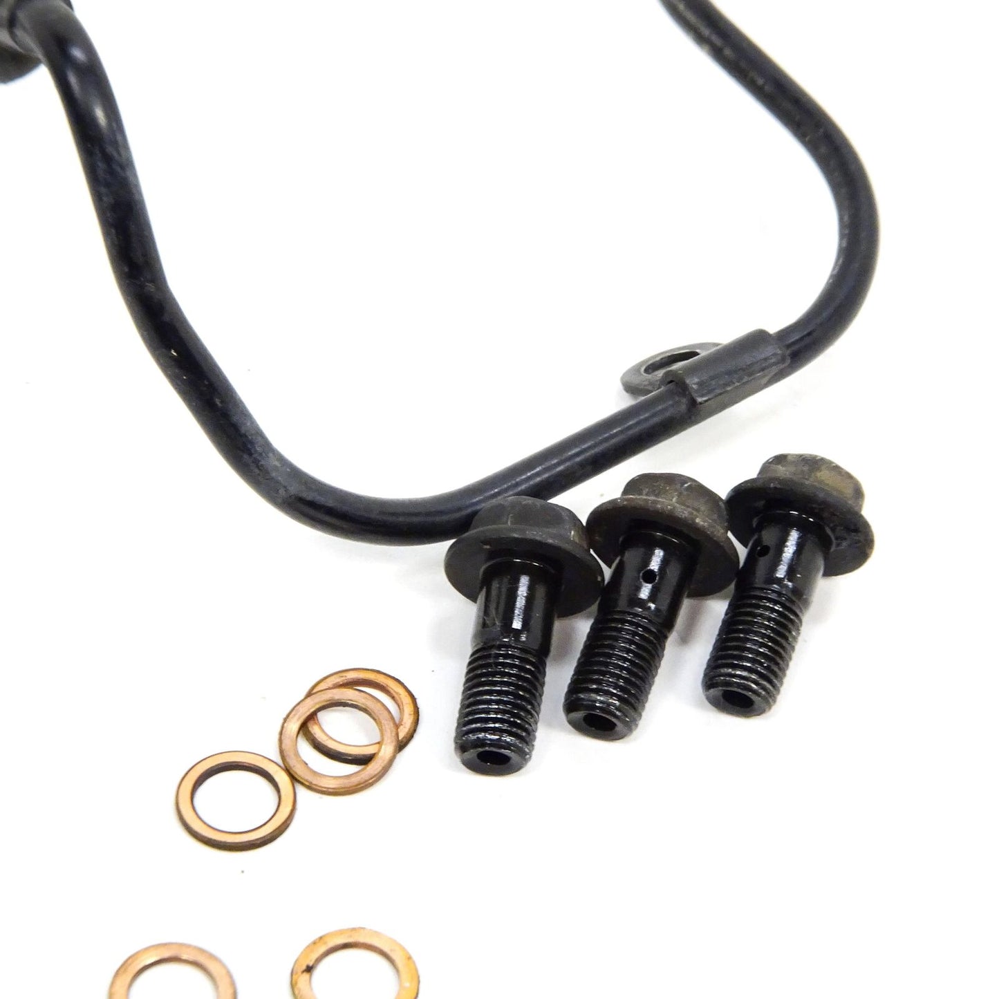 87-18 Kawasaki KLR650 KL650 Tengai Engine External Oil Pipe Tube Banjo Bolt [CJ]