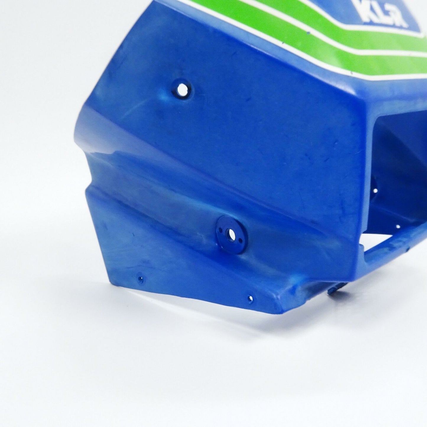 89-90 Kawasaki KLR650 KLR 650 BLUE Front Head Light Shroud Plastic Cowling [DG]