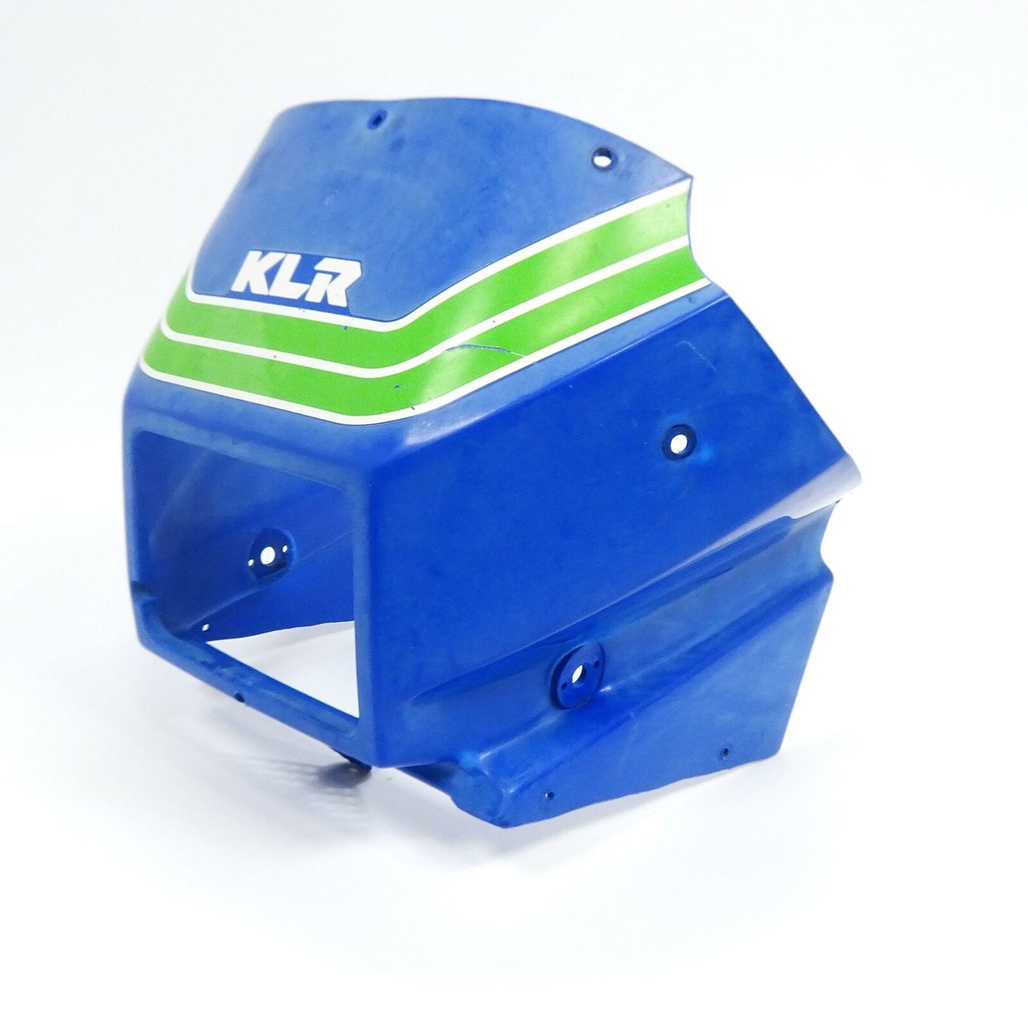 89-90 Kawasaki KLR650 KLR 650 BLUE Front Head Light Shroud Plastic Cowling [DG]