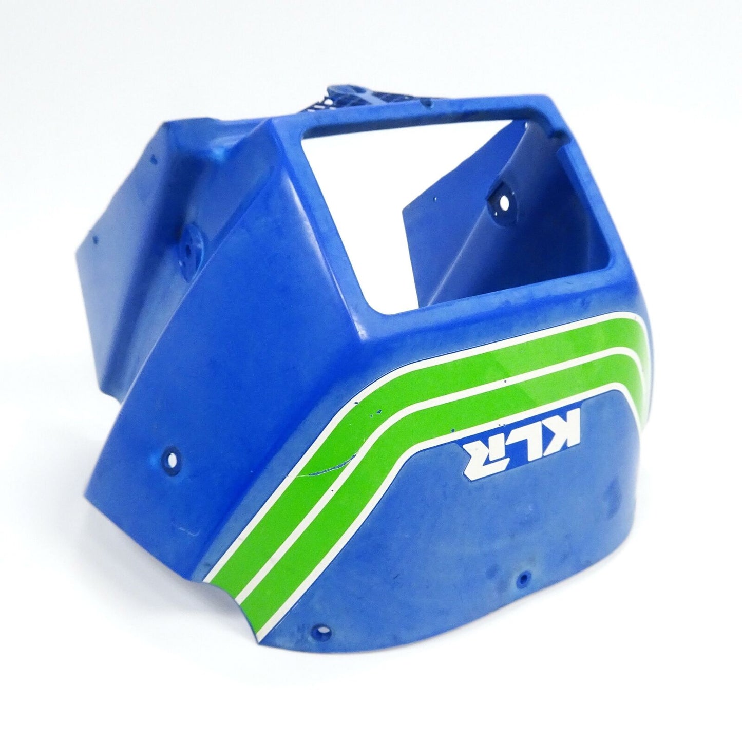 89-90 Kawasaki KLR650 KLR 650 BLUE Front Head Light Shroud Plastic Cowling [DG]