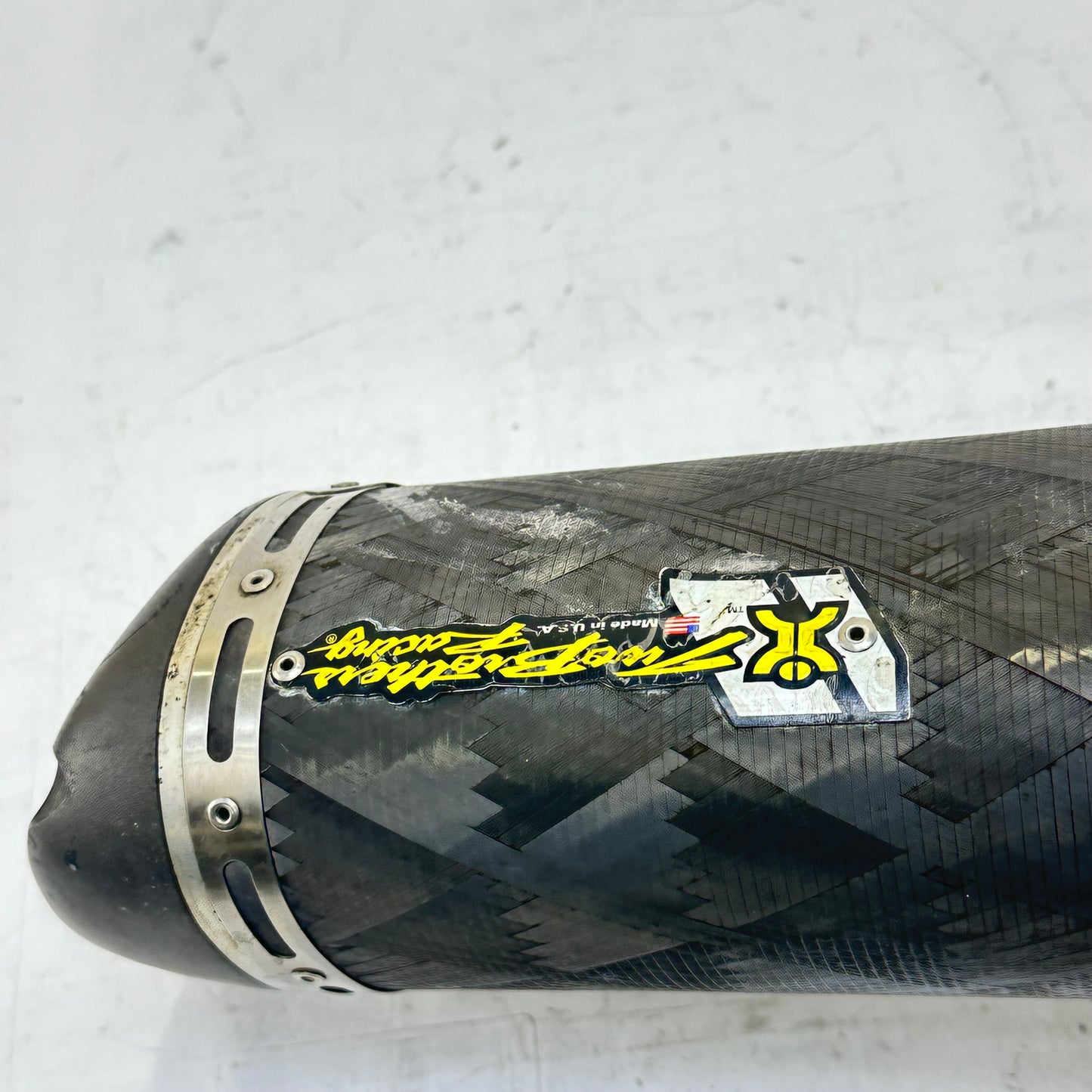 2006 2007 SUZUKI GSXR 600 GSXR 750 EXHAUST MUFFLER PIPE TWO BROTHERS RACING *SCUFFED*