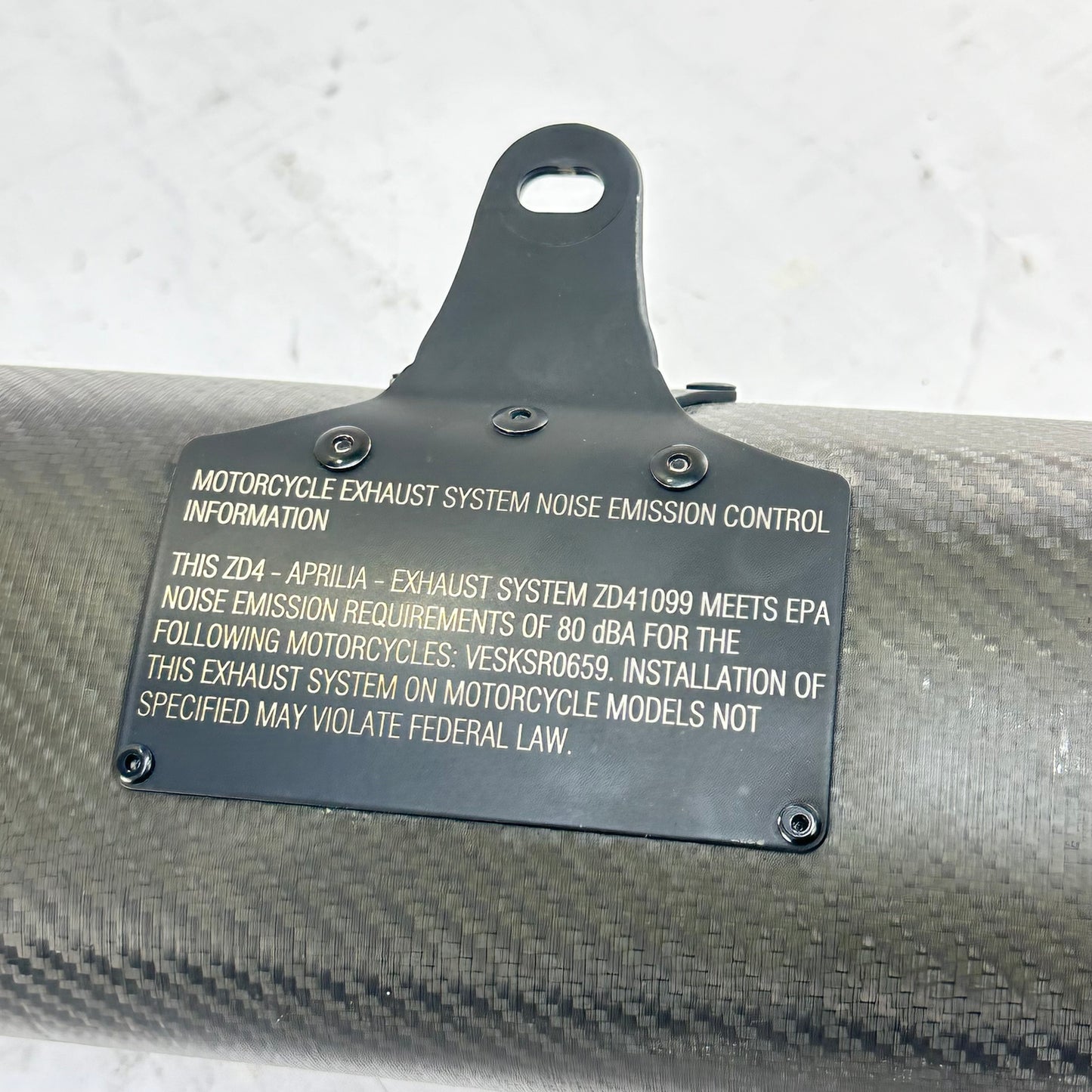 2021 - 2026 APRILIA RS 660 EXHAUST MUFFLER MIPE SC PROJECT *SCUFFS*