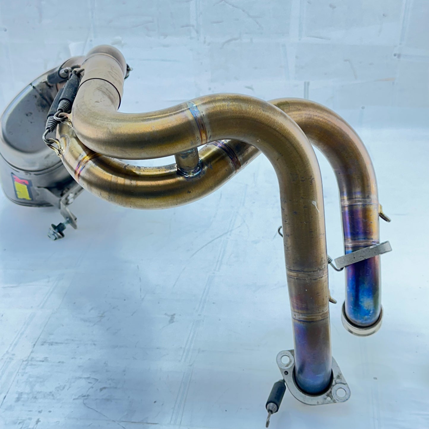 2017 - 2023 KAWASAKI NINJA EX650 EXHAUST MUFFLER PIPE HEADER MANIFOLD AKRAPOVIC