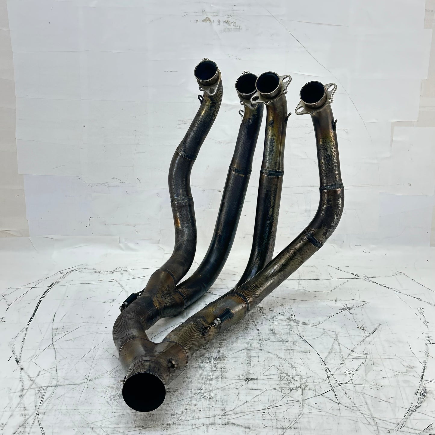 1999 - 2007 SUZUKI HAYABUSA EXHAUST MUFFLER HEADER MANIFOLD PIPE BOLTS BROCK'S PERFORMANCE
