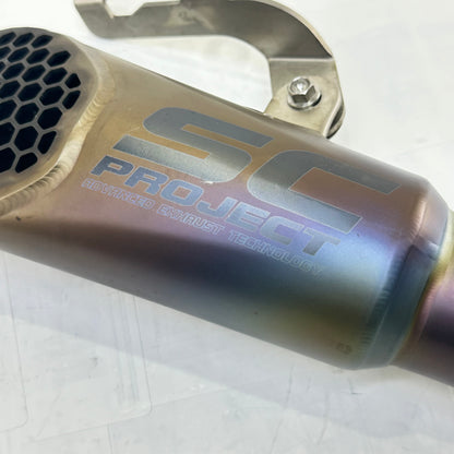 2021 - 2024 APRILIA RSV4 EXHAUST MUFFLER SLIP ON PIPE SC PROJECT
