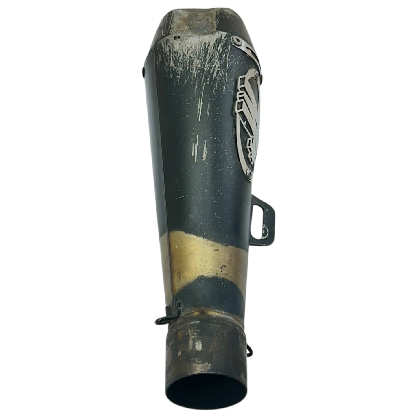 2007 2008 SUZUKI GSXR 1000 M4 EXHAUST SLIP ON MUFFLER *SCUFFED*