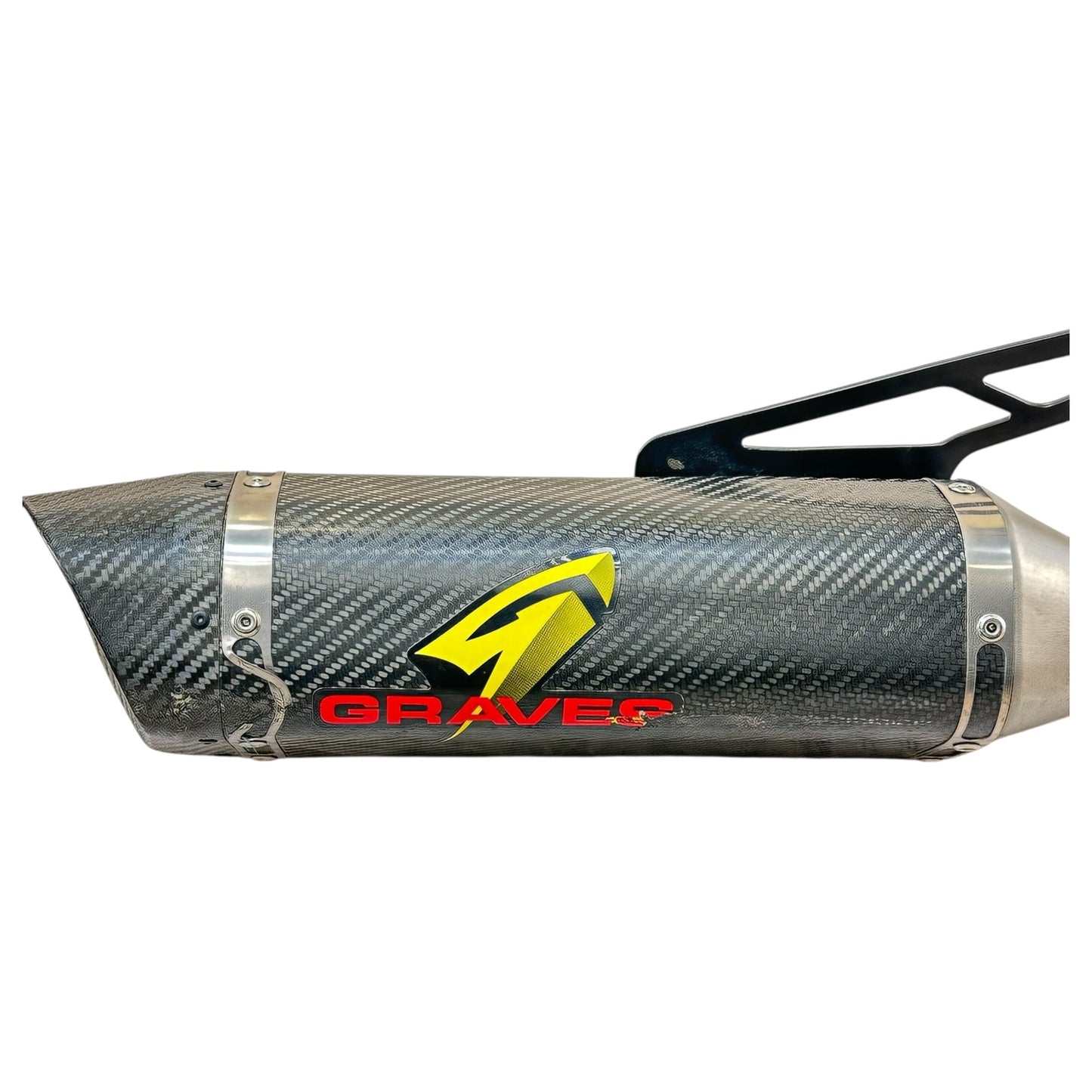 2015 2016 APRILIA RSV4 RF EXHAUST MUFFLER GRAVES *SCUFFED*