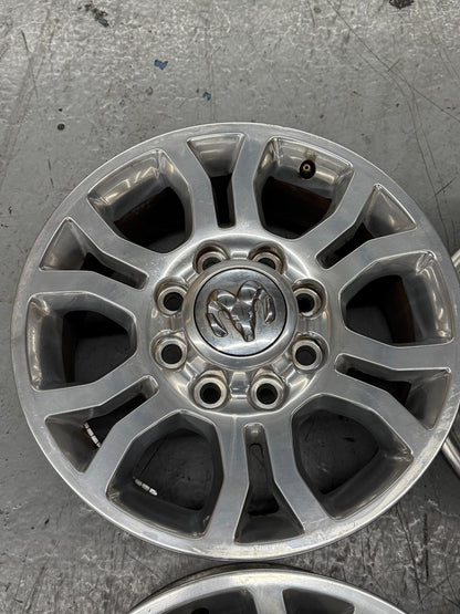 18” DODGE 2500 3500 BIG HORN LARAMIE 2013-2018 FACTORY POLISHED WHEELS OEM RIMS