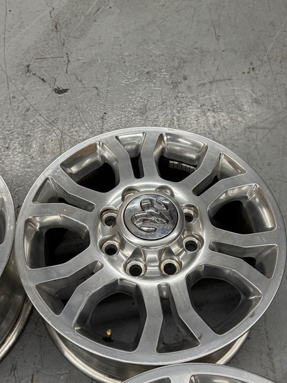 18” DODGE 2500 3500 BIG HORN LARAMIE 2013-2018 FACTORY POLISHED WHEELS OEM RIMS